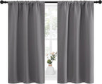 NICETOWN Grey Window Curtains for Bedroom - Image 4
