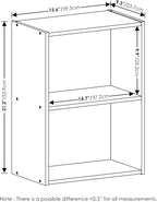 Furinno Luder Bookcase / Book / Storage, French Oak - Image 3