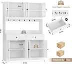HIFIT 71" LED Kitchen Pantry Cabinet - Image 3