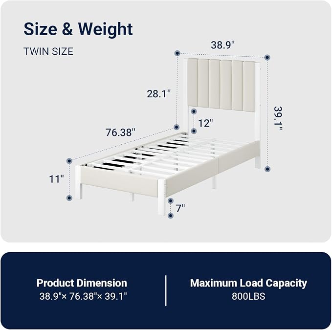 Avenco Twin Size Bed Frame - Image 2