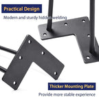 SMARTSTANDARD 4 Inch Heavy Duty Hairpin Furniture Legs, Metal Home DIY Projects - Image 4