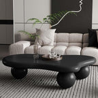 47" Cloud Coffee Table for Living Room Irregular Coffee Table Modern Low Coffee by LvingRoomFurniture