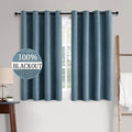 MIULEE 100% Blackout Linen Curtains by MIULEE
