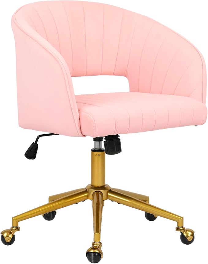 Home Office Chair Swivel Velvet Desk Chair Accent Armchair Upholstered Modern by KCC