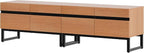 WAMPAT Modern TV Stand for 50-75 Inch TVs, Wood Entertainment Center - Image 8
