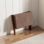 BAMBOOHOMIE Foldable Foot Stool Ottoman, Modern Foot Rest - Image 9