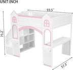 Princess-Themed Castle Loft Bed - Image 2