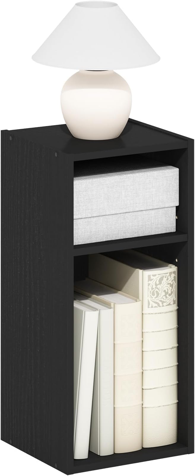 Furinno Fulda Book Shelf, 2-Tier Narrow Bookshelf, Bookcase by Furinno-FitsYourSpaceFitsYourBudget