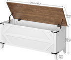 HOOBRO 47.2" Toy Box, Storage Bench - Image 4
