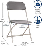 Flash Furniture Hercules Big and Tall Commercial Folding Chair - Image 3