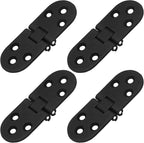 Piutouyar 4PCS Butler Tray Heavy Duty Folding Flip Top Hinge 180 Degree Round by Piutouyar