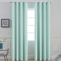 Yakamok Room Darkening Curtains 52x90 inch Length Aqua-Living Room | 2 panels by Yakamok