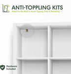 Furinno Cubicle Open Back Decorative Cube Storage Organizer - Image 4