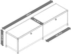 Modern Storage Cabinet Sideboard Versatile Free-Standing Organizer Cabinets - Image 3