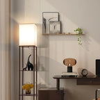 Gupuzm Floor Lamp with Shelves, Modern Square Standing Lamp with 3 Color - Image 6