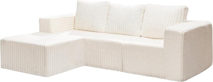 Hobestluk Modular Sectional Sofa Memory Foam Couch Oversized Sectional Sofa - Image 9