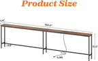 SUPERJARE 102.4 Inch Sofa Table - Image 3