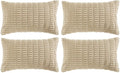 Fancy Homi 4 Packs Decorative Throw Pillow Covers by Fancy+Homi