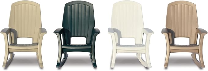 Semco Rockaway Heavy Duty All-Weather Outdoor Rocking Chair Plastics - Image 5