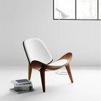 OAKHAM Comfy Shell Chair, Mid Century Modern Accent Chair - Image 3