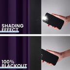 SimpleHome Purple 100% Blackout Curtains Room Darkening Living Room 84 Inch | - Image 4