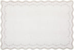 GarveeHome Scalloped Entryway Rug 2x3 Beige Washable Front Door Entry Rug | - Image 8