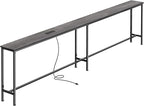 SUPERJARE 102.4 Inch Sofa Table by SUPERJARE