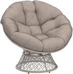 Bme 40" Ergonomic Wicker Papasan Chair - Image 4