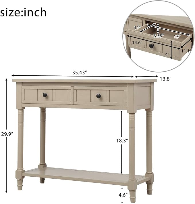 LUMISOL Console Sofa Table - Image 2