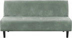 H.VERSAILTEX Real Velvet Futon Cover Armless Sofa Covers Sofa Bed Covers by HVERSAILTEX