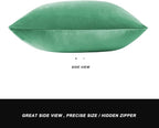 GIGIZAZA Decorative Couch Throw Pillow Covers, Pillow Cases Velvet Pillow Covers - Image 6