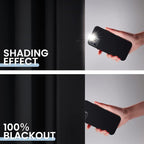 SimpleHome Black 100% Blackout Curtains Room Darkening Living Room 63 Inch | - Image 4