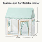 Tiny Land Kids Tent with Printed Mat, Kids Play Tent - Image 6