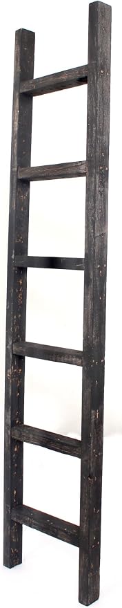 BARNWOODUSA Rustic Decorative Ladder - Image 2