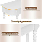 Retro Curved Console Table - Image 4