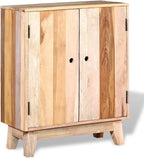 Sideboard Cabinet with 2 Doors, Reclaimed Wood Storage Console Table - Image 4