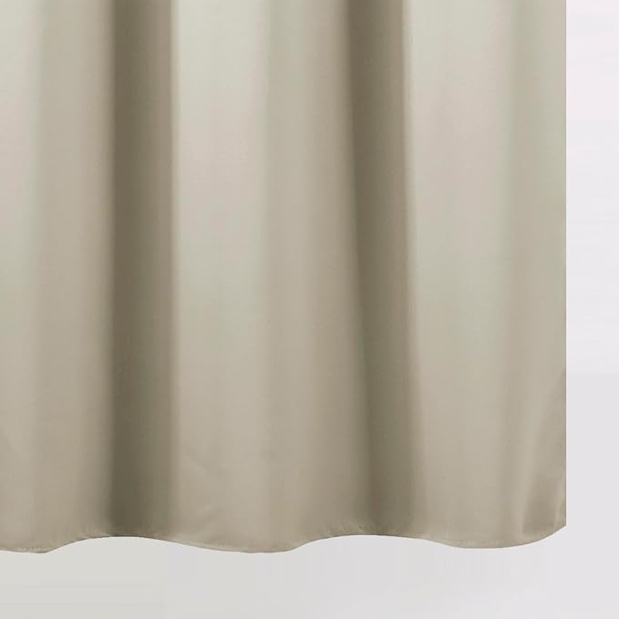Blackout Curtains 52 x 90 Inch Long Light Beige Curtains Set of 2 Panels Room - Image 8