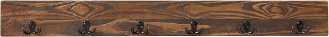 Alaterre Furniture Pomona Entryway Bench and Coat Hook Set – Modern Rustic - Image 15