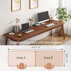 NELYE Mid-Century Long Desk Table - Image 2