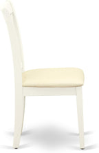 East West Furniture CLC-LWH-C Clarksville Kitchen Dining Chairs - Image 6