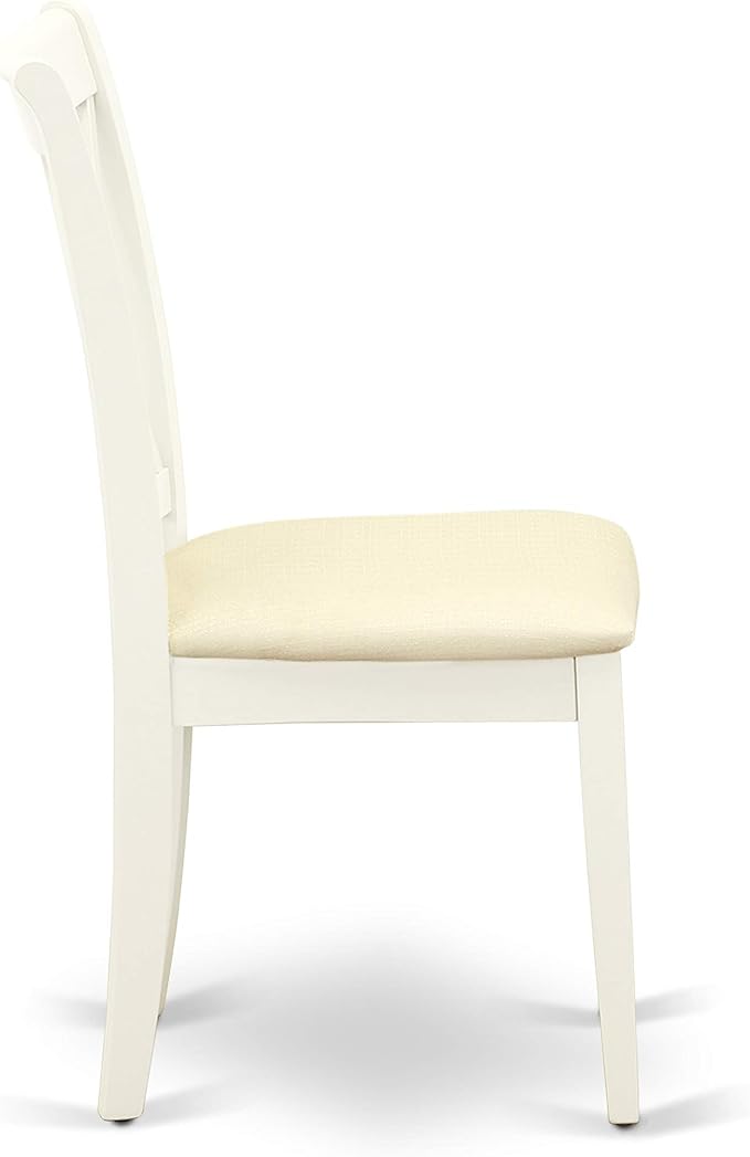 East West Furniture CLC-LWH-C Clarksville Kitchen Dining Chairs - Image 6