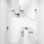Flash Furniture HERCULES Series 40" x 12" Antique Rustic White Solid Pine - Image 7