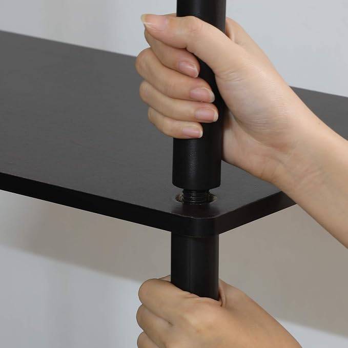 Furinno Turn-N-Tube No Tools 3D 3-Tier Entertainment TV Stand up to 50 inch TV - Image 8