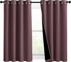 NICETOWN Warm Curtains for Winter, Bedroom Full Blackout Curtain Panels by NICETOWN