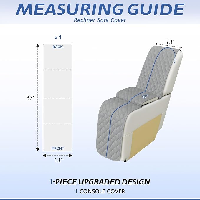 Arfntevss Recliner Sectional Couch Covers 1OO% Waterproof L Shape Sofa Cover - Image 2