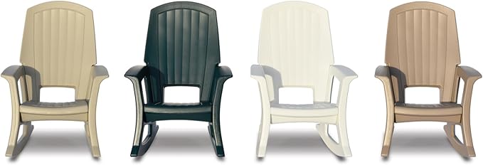 Semco Rockaway Heavy-Duty Outdoor Rocking Chair w/Low Maintenance All-Weather - Image 10