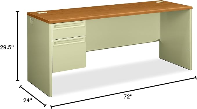HON Left Pedestal Credenza - Image 2