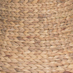 Household Essentials Handwoven Water Hyacinth Wicker Stool - Image 5