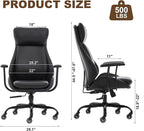 E-Motie Office Chair, Leather Desk Chair - Image 2