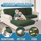 H.VERSAILTEX Sectional Couch Covers 6 Pieces Stretch Sofa Cover - Image 7